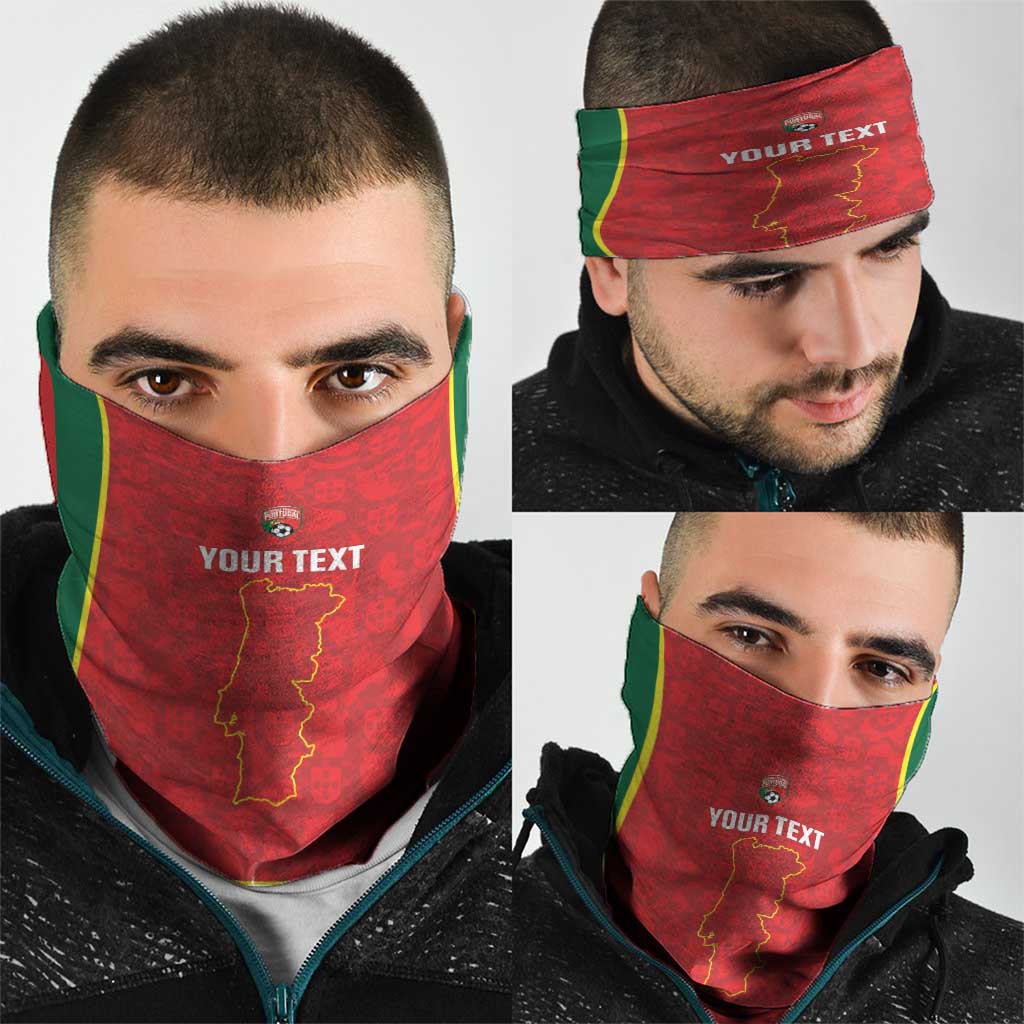 Custom Portugal Football Neck Gaiter 2026 Come On Selecao das Quinas - Red - Wonder Print Shop