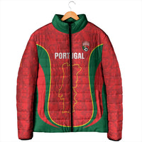 Custom Portugal Football Padded Jacket 2026 Come On Selecao das Quinas - Red - Wonder Print Shop