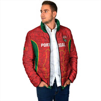 Custom Portugal Football Padded Jacket 2026 Come On Selecao das Quinas - Red - Wonder Print Shop
