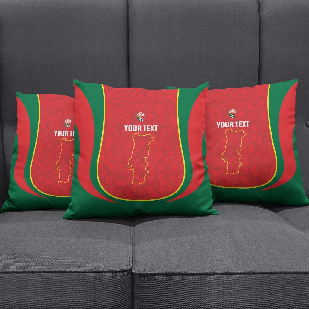 Custom Portugal Football Pillow Cover 2026 Come On Selecao das Quinas - Red - Wonder Print Shop
