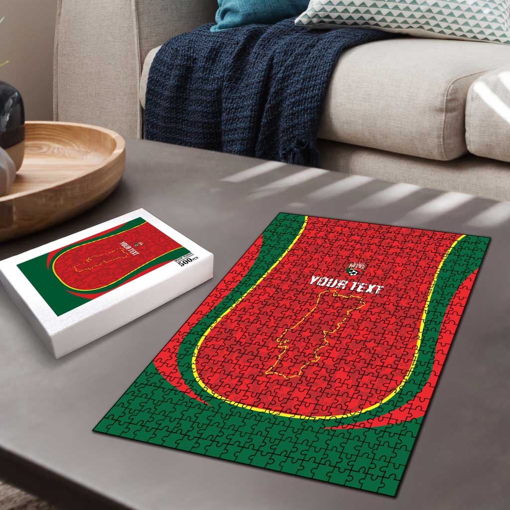 Custom Portugal Football Puzzle 2026 Come On Selecao das Quinas - Red - Wonder Print Shop