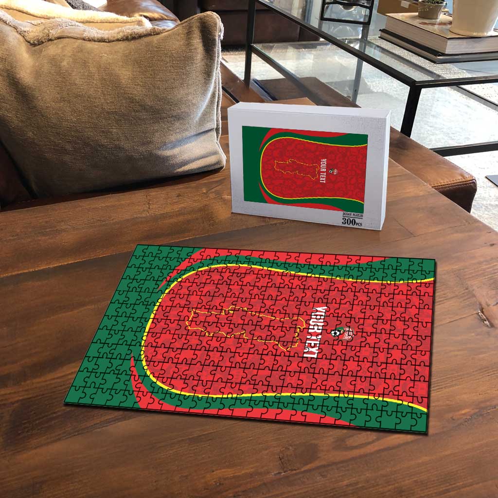 Custom Portugal Football Puzzle 2026 Come On Selecao das Quinas - Red - Wonder Print Shop