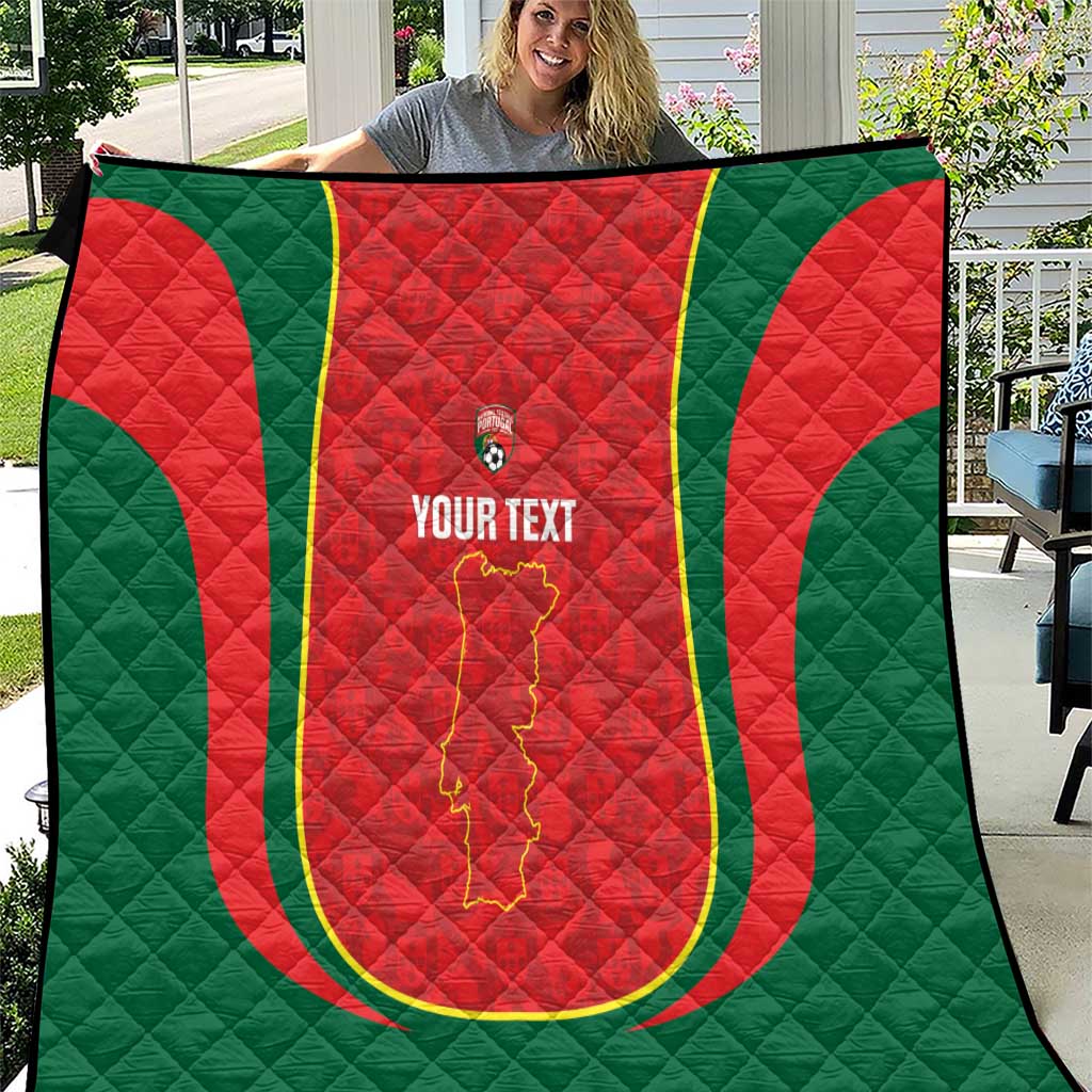 Custom Portugal Football Quilt 2026 Come On Selecao das Quinas - Red - Wonder Print Shop