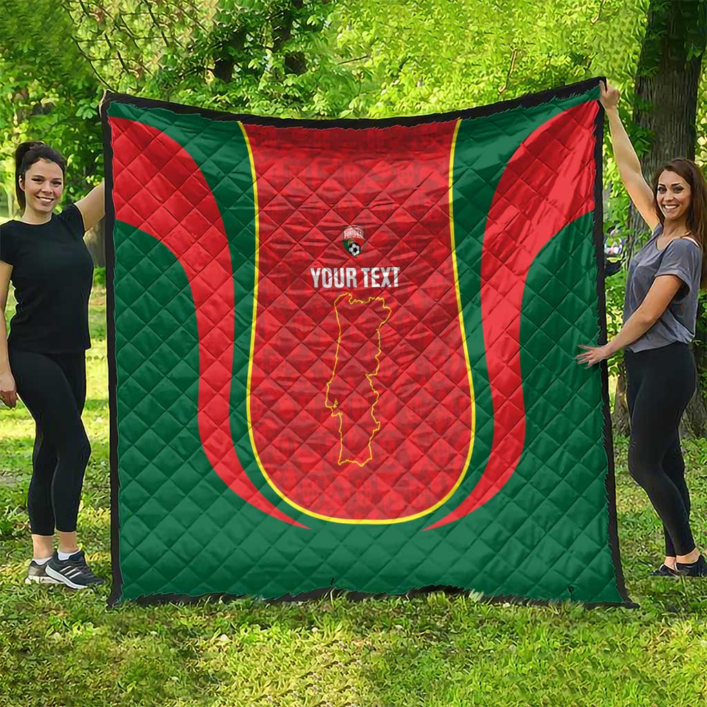 Custom Portugal Football Quilt 2026 Come On Selecao das Quinas - Red - Wonder Print Shop