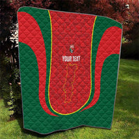 Custom Portugal Football Quilt 2026 Come On Selecao das Quinas - Red - Wonder Print Shop