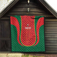 Custom Portugal Football Quilt 2026 Come On Selecao das Quinas - Red - Wonder Print Shop