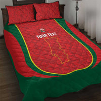Custom Portugal Football Quilt Bed Set 2026 Come On Selecao das Quinas - Red - Wonder Print Shop