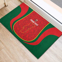 Custom Portugal Football Rubber Doormat 2026 Come On Selecao das Quinas - Red - Wonder Print Shop