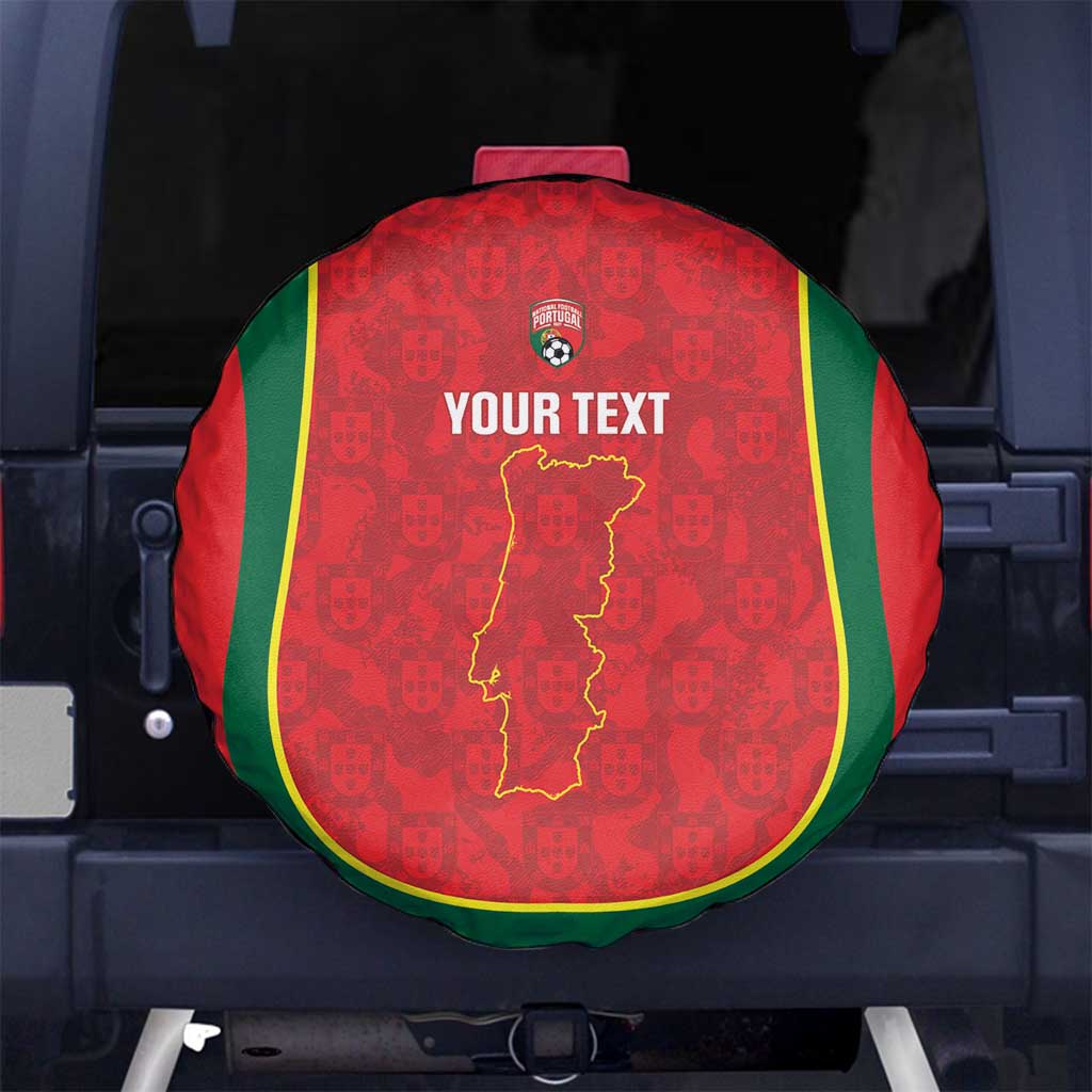 Custom Portugal Football Spare Tire Cover 2026 Come On Selecao das Quinas - Red - Wonder Print Shop