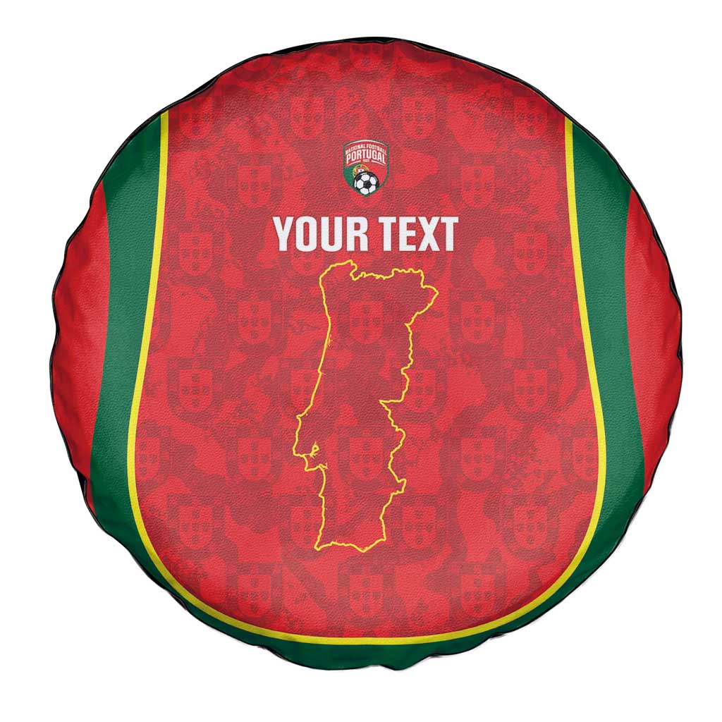 Custom Portugal Football Spare Tire Cover 2026 Come On Selecao das Quinas - Red - Wonder Print Shop