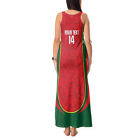 Custom Portugal Football Tank Maxi Dress 2026 Come On Selecao das Quinas - Red - Wonder Print Shop