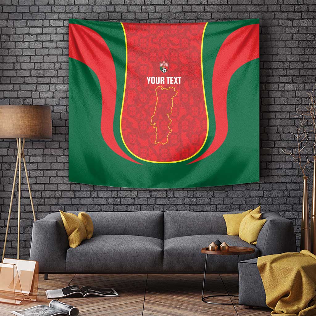 Custom Portugal Football Tapestry 2026 Come On Selecao das Quinas - Red - Wonder Print Shop
