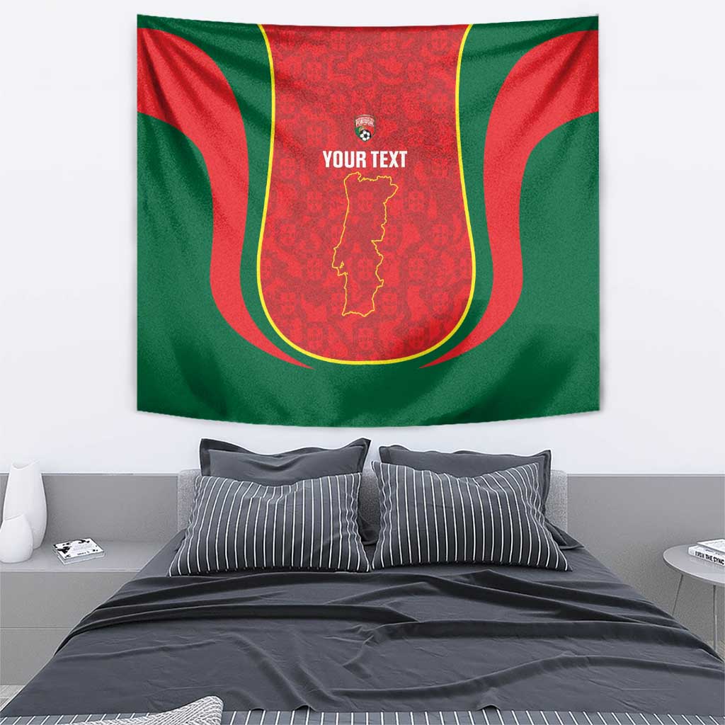 Custom Portugal Football Tapestry 2026 Come On Selecao das Quinas - Red - Wonder Print Shop