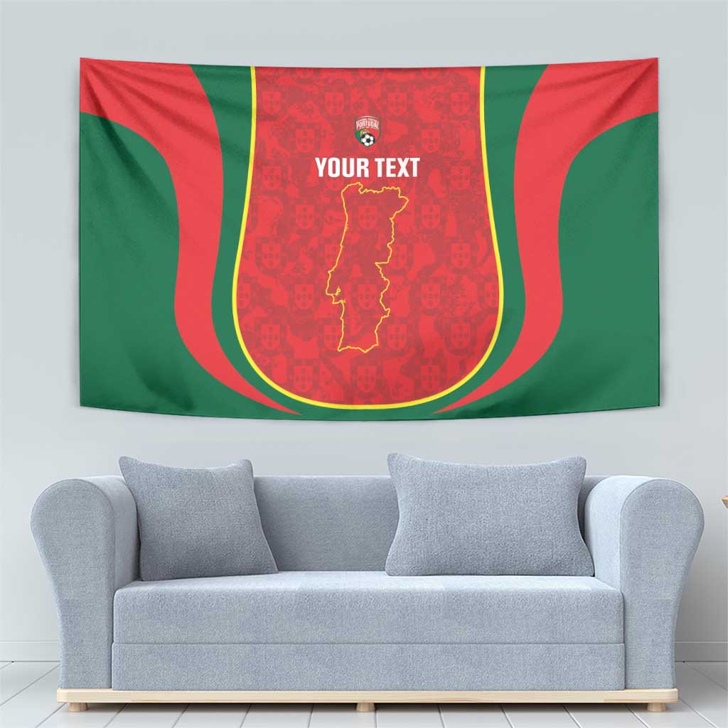 Custom Portugal Football Tapestry 2026 Come On Selecao das Quinas - Red - Wonder Print Shop