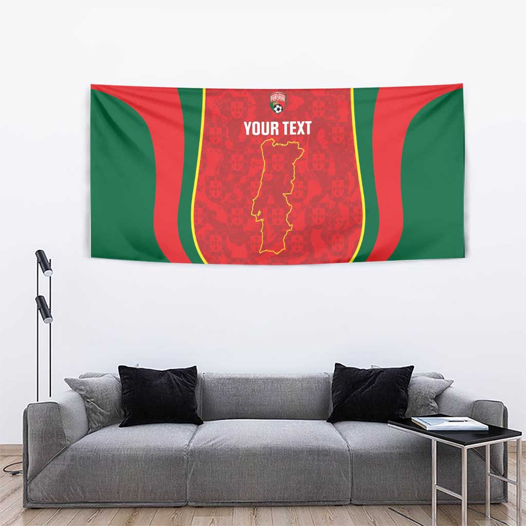 Custom Portugal Football Tapestry 2026 Come On Selecao das Quinas - Red - Wonder Print Shop