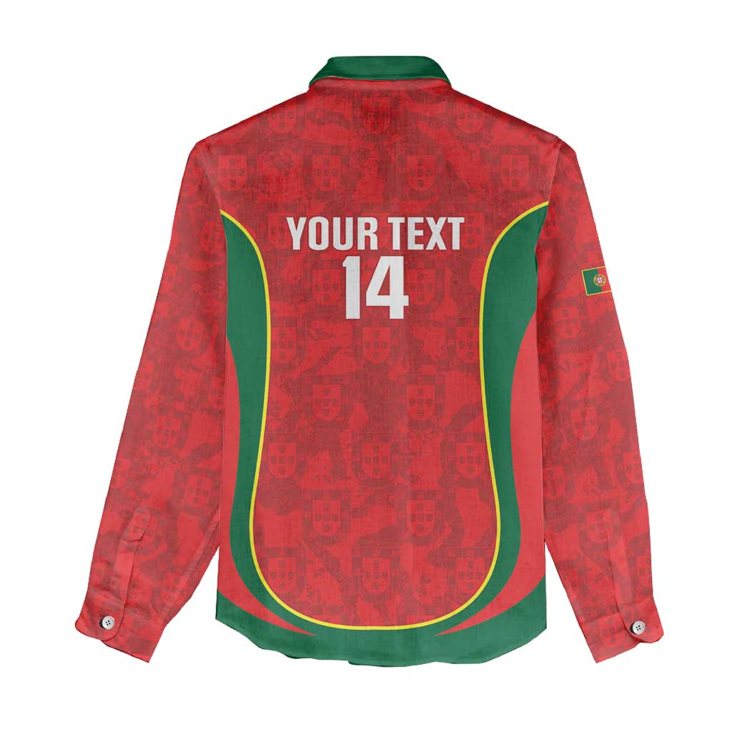 Custom Portugal Football Women Casual Shirt 2026 Come On Selecao das Quinas - Red - Wonder Print Shop