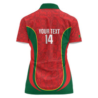 Custom Portugal Football Women Polo Shirt 2026 Come On Selecao das Quinas - Red - Wonder Print Shop