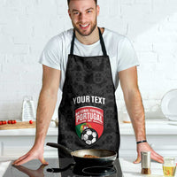 Custom Portugal Football Apron 2026 Come On Selecao das Quinas - Black - Wonder Print Shop