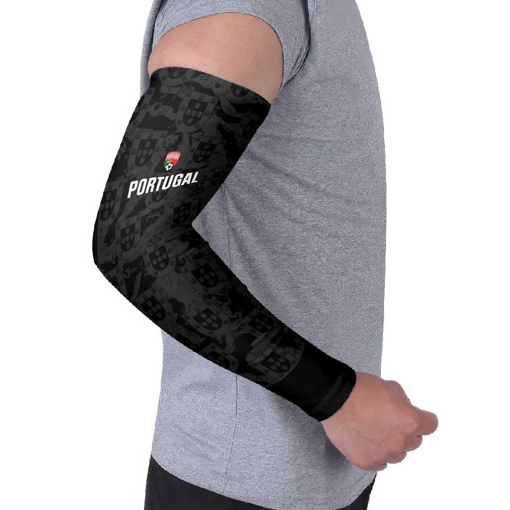 Custom Portugal Football Arm Sleeves 2026 Come On Selecao das Quinas - Black - Wonder Print Shop