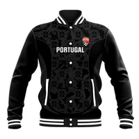 Custom Portugal Football Baseball Jacket 2026 Come On Selecao das Quinas - Black - Wonder Print Shop