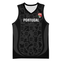 Custom Portugal Football Basketball Jersey 2026 Come On Selecao das Quinas - Black - Wonder Print Shop