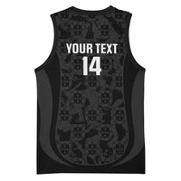 Custom Portugal Football Basketball Jersey 2026 Come On Selecao das Quinas - Black - Wonder Print Shop