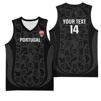 Custom Portugal Football Basketball Jersey 2026 Come On Selecao das Quinas - Black - Wonder Print Shop