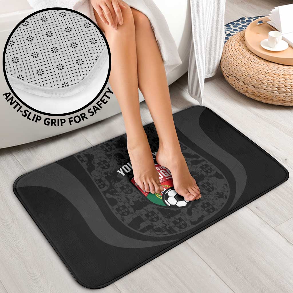 Custom Portugal Football Bathroom Set 2026 Come On Selecao das Quinas - Black - Wonder Print Shop