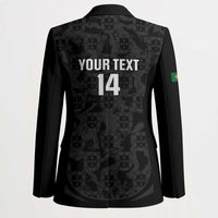 Custom Portugal Football Blazer 2026 Come On Selecao das Quinas - Black - Wonder Print Shop