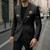 Custom Portugal Football Blazer 2026 Come On Selecao das Quinas - Black - Wonder Print Shop