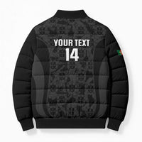 Custom Portugal Football Bomber Puffer Jacket 2026 Come On Selecao das Quinas - Black - Wonder Print Shop