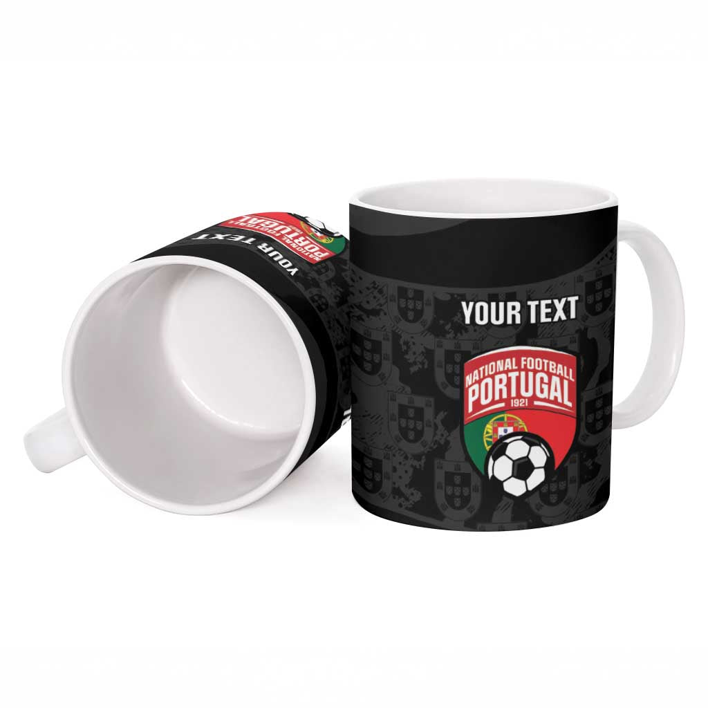 Custom Portugal Football Ceramic Mug 2026 Come On Selecao das Quinas - Black - Wonder Print Shop