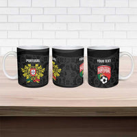 Custom Portugal Football Ceramic Mug 2026 Come On Selecao das Quinas - Black - Wonder Print Shop