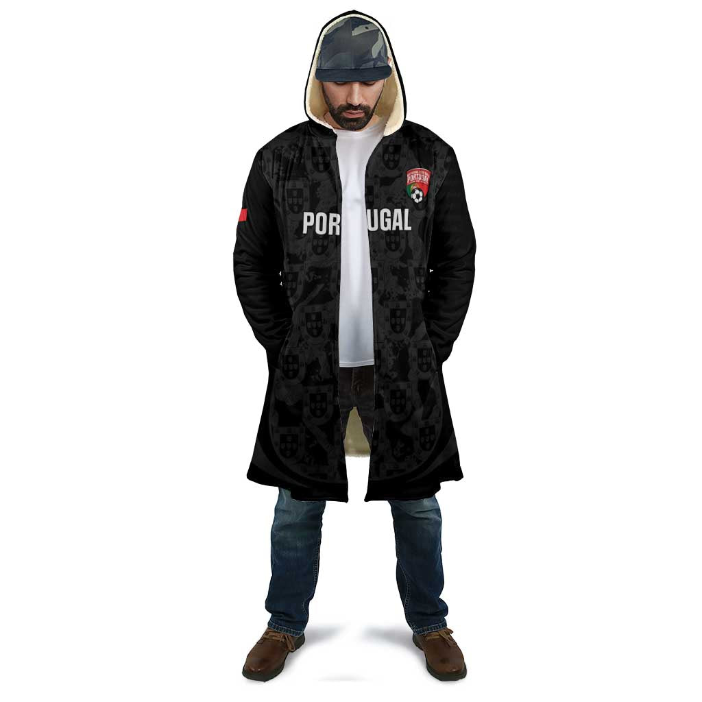 Custom Portugal Football Cloak 2026 Come On Selecao das Quinas - Black - Wonder Print Shop