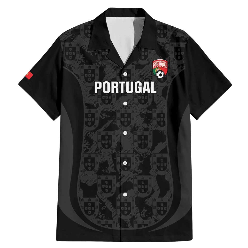 Custom Portugal Football Family Matching Mermaid Dress and Hawaiian Shirt 2026 Come On Selecao das Quinas - Black - Wonder Print Shop
