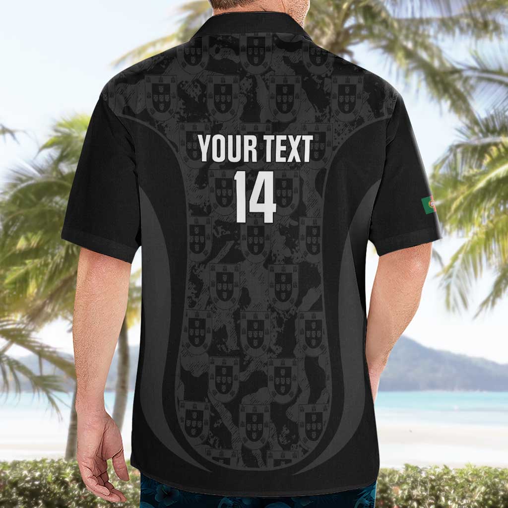 Custom Portugal Football Hawaiian Shirt 2026 Come On Selecao das Quinas - Black - Wonder Print Shop