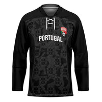 Custom Portugal Football Hockey Jersey 2026 Come On Selecao das Quinas - Black - Wonder Print Shop