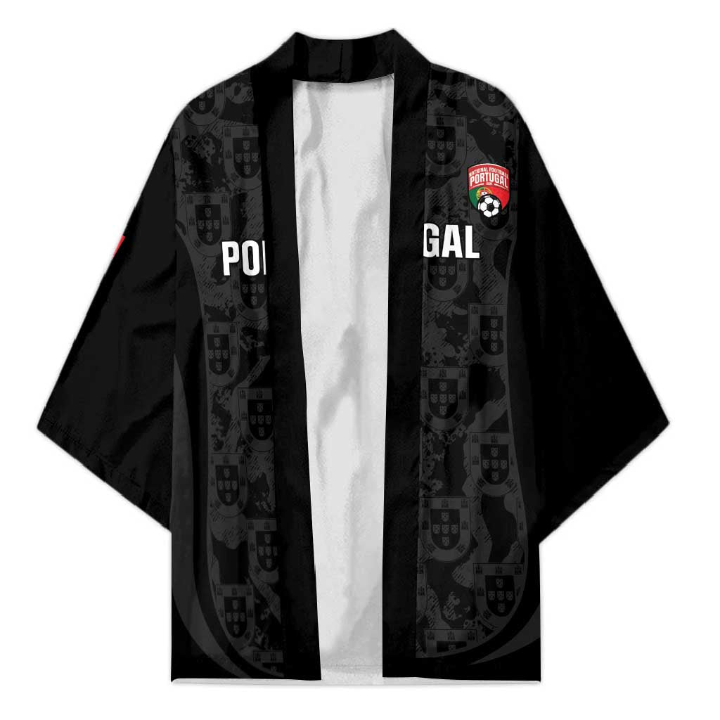 Custom Portugal Football Kimono 2026 Come On Selecao das Quinas - Black - Wonder Print Shop