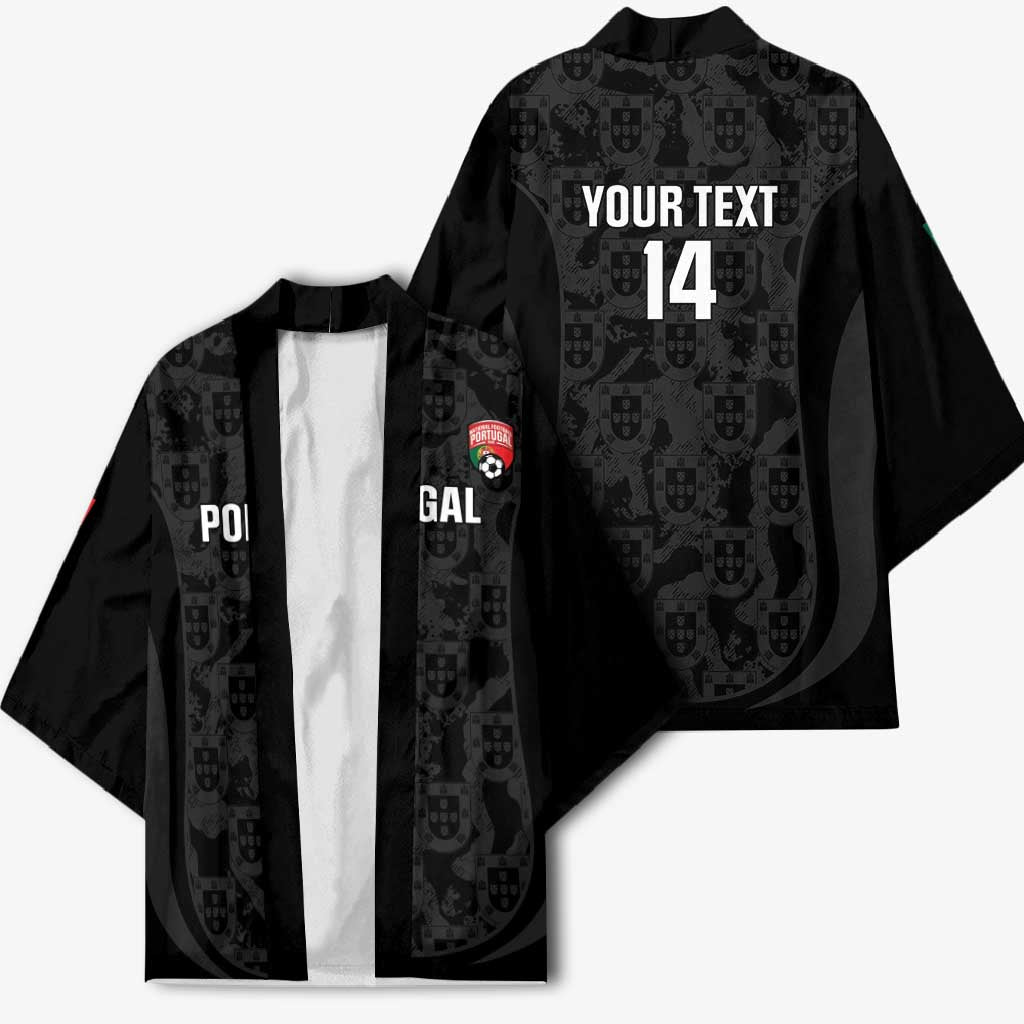 Custom Portugal Football Kimono 2026 Come On Selecao das Quinas - Black - Wonder Print Shop