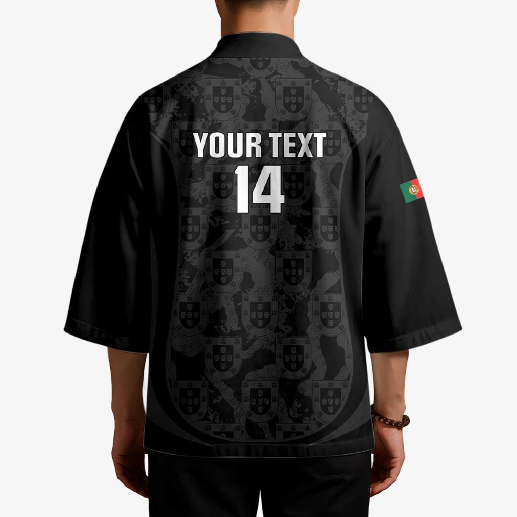 Custom Portugal Football Kimono 2026 Come On Selecao das Quinas - Black - Wonder Print Shop