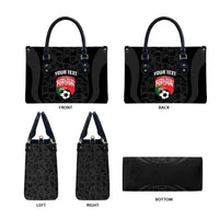 Custom Portugal Football Leather Bag 2026 Come On Selecao das Quinas - Black - Wonder Print Shop