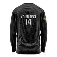 Custom Portugal Football Long Sleeve Shirt 2026 Come On Selecao das Quinas - Black - Wonder Print Shop