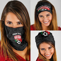 Custom Portugal Football Neck Gaiter 2026 Come On Selecao das Quinas - Black - Wonder Print Shop