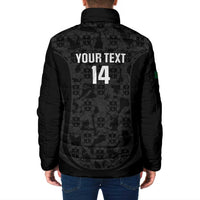Custom Portugal Football Padded Jacket 2026 Come On Selecao das Quinas - Black - Wonder Print Shop