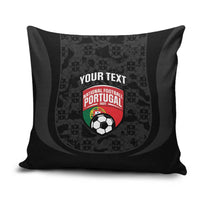 Custom Portugal Football Pillow Cover 2026 Come On Selecao das Quinas - Black - Wonder Print Shop