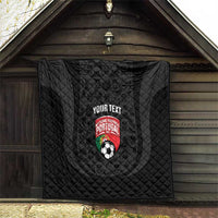 Custom Portugal Football Quilt 2026 Come On Selecao das Quinas - Black - Wonder Print Shop