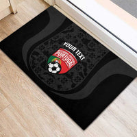 Custom Portugal Football Rubber Doormat 2026 Come On Selecao das Quinas - Black - Wonder Print Shop