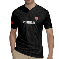 Custom Portugal Football Rugby Jersey 2026 Come On Selecao das Quinas - Black - Wonder Print Shop