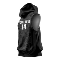 Custom Portugal Football Sleeveless Hoodie 2026 Come On Selecao das Quinas - Black - Wonder Print Shop