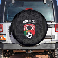 Custom Portugal Football Spare Tire Cover 2026 Come On Selecao das Quinas - Black - Wonder Print Shop